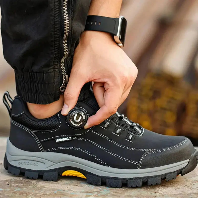 Sikkerhedssko til Mænd | Åndbar Overdel & Drejelukning | Komfortable Arbejdssko med Punkteringssikker Sål 3