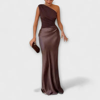 Karina | Kjole Dame – Asymmetrisk Snit, Let Pasform & Elegant Brug