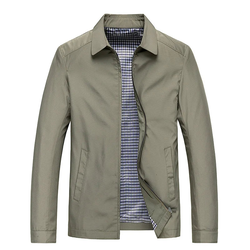 Elegant Sommerjakke Til Mænd - Åndbart Design med Slim Fit og Stilfulde Detaljer 1