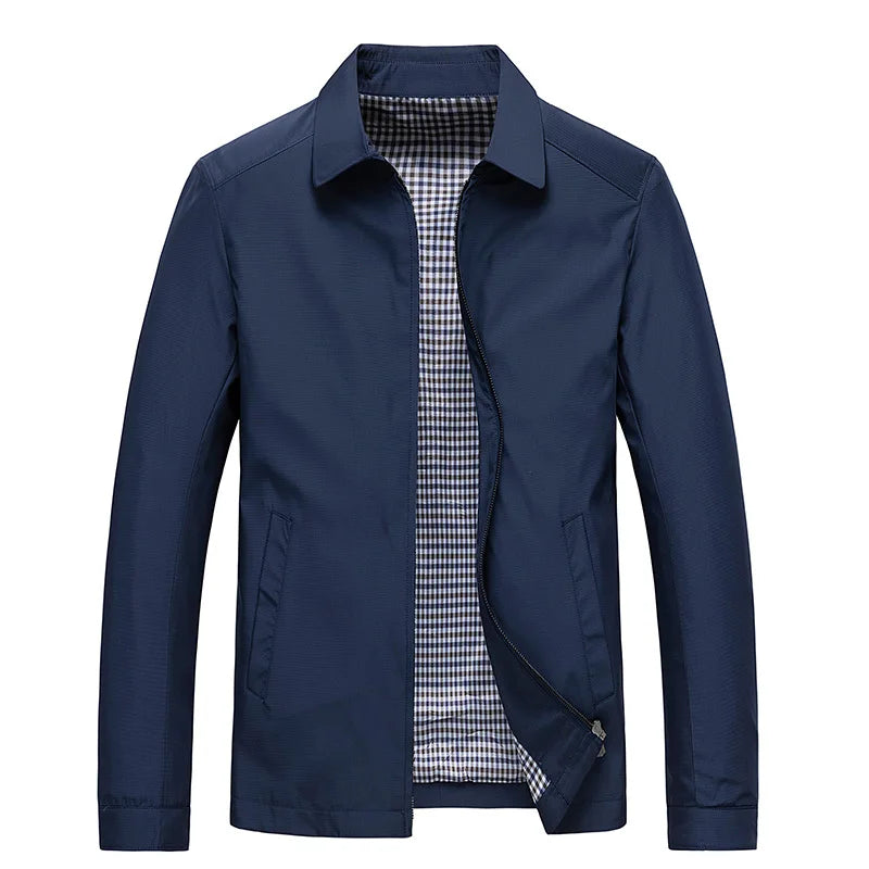 Elegant Sommerjakke Til Mænd - Åndbart Design med Slim Fit og Stilfulde Detaljer 2