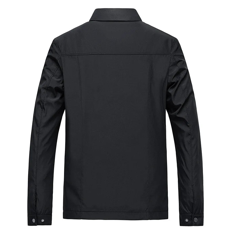 Elegant Sommerjakke Til Mænd - Åndbart Design med Slim Fit og Stilfulde Detaljer 3