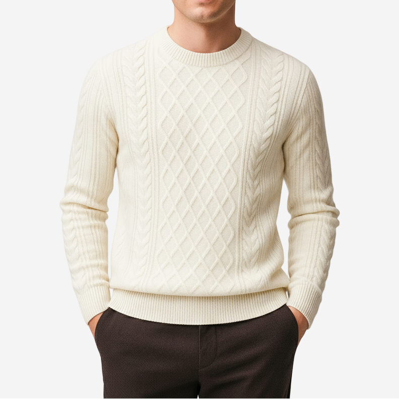 Panorla | Uld Jacquard Sweater