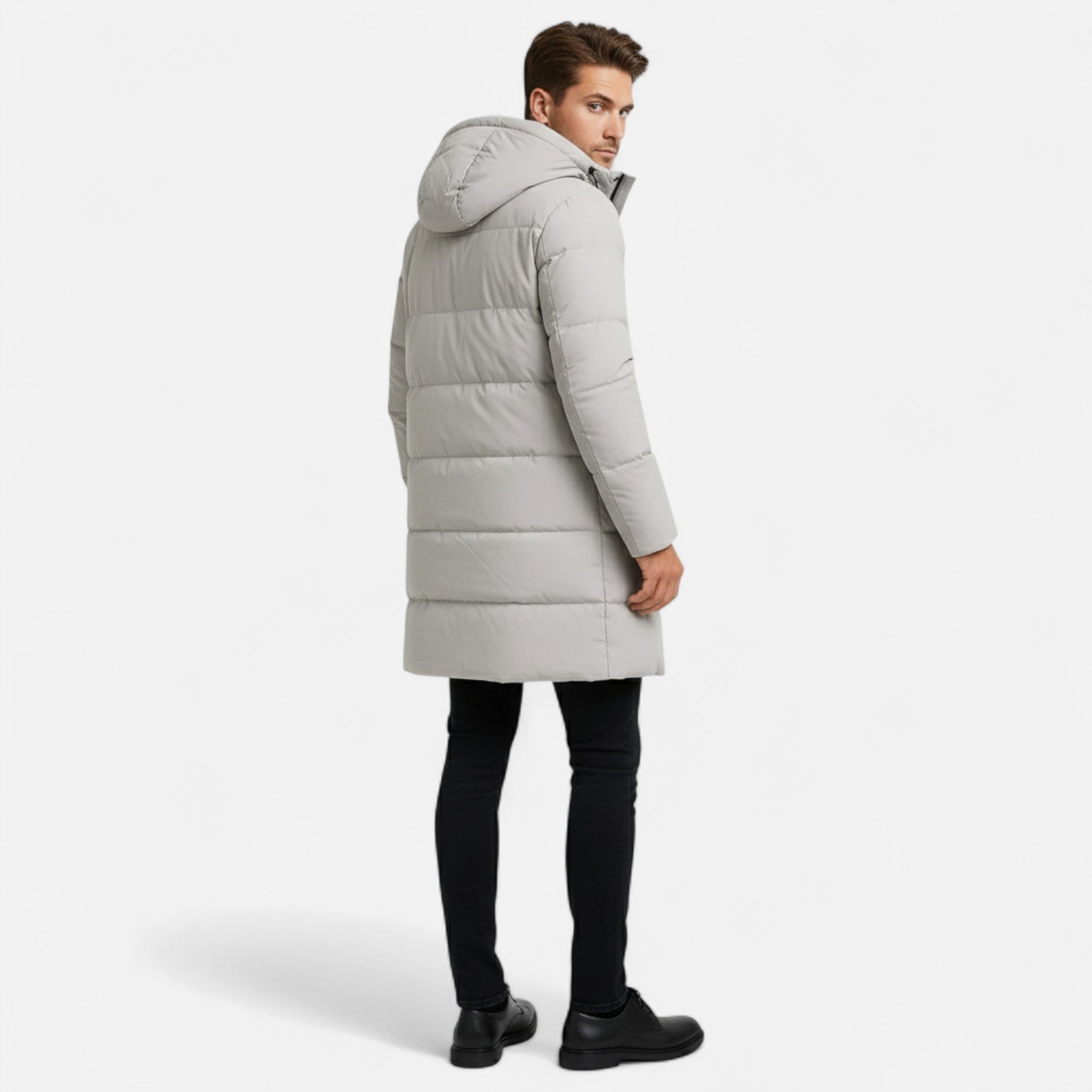 Kasper | Vandtæt Vinterjakke til Mænd med Isoleret Foring