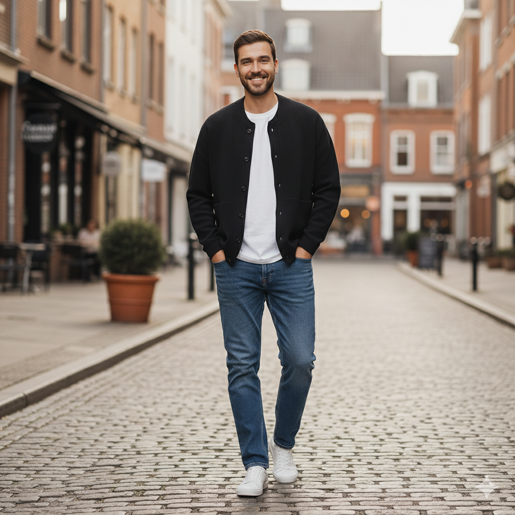 Classic Knit Cardigan | Men's Cardigan with Button Closure | Soft, Breathable Fabric for Cozy Layering 17