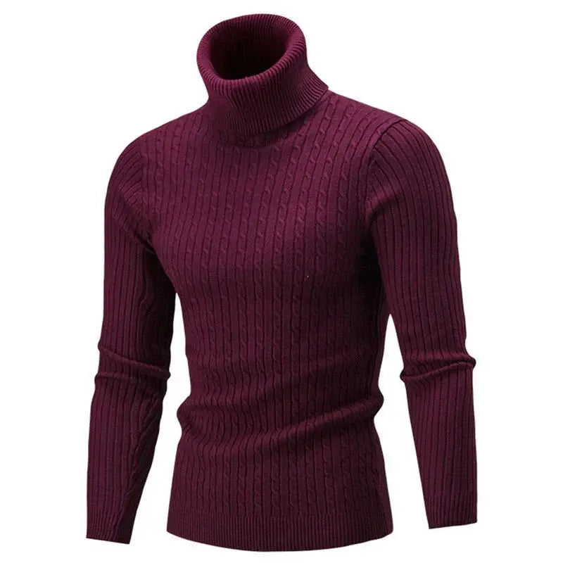 Henrik | Sweater Herre – Rullekrave, Regular Fit & Varm Komfort Til Vinter