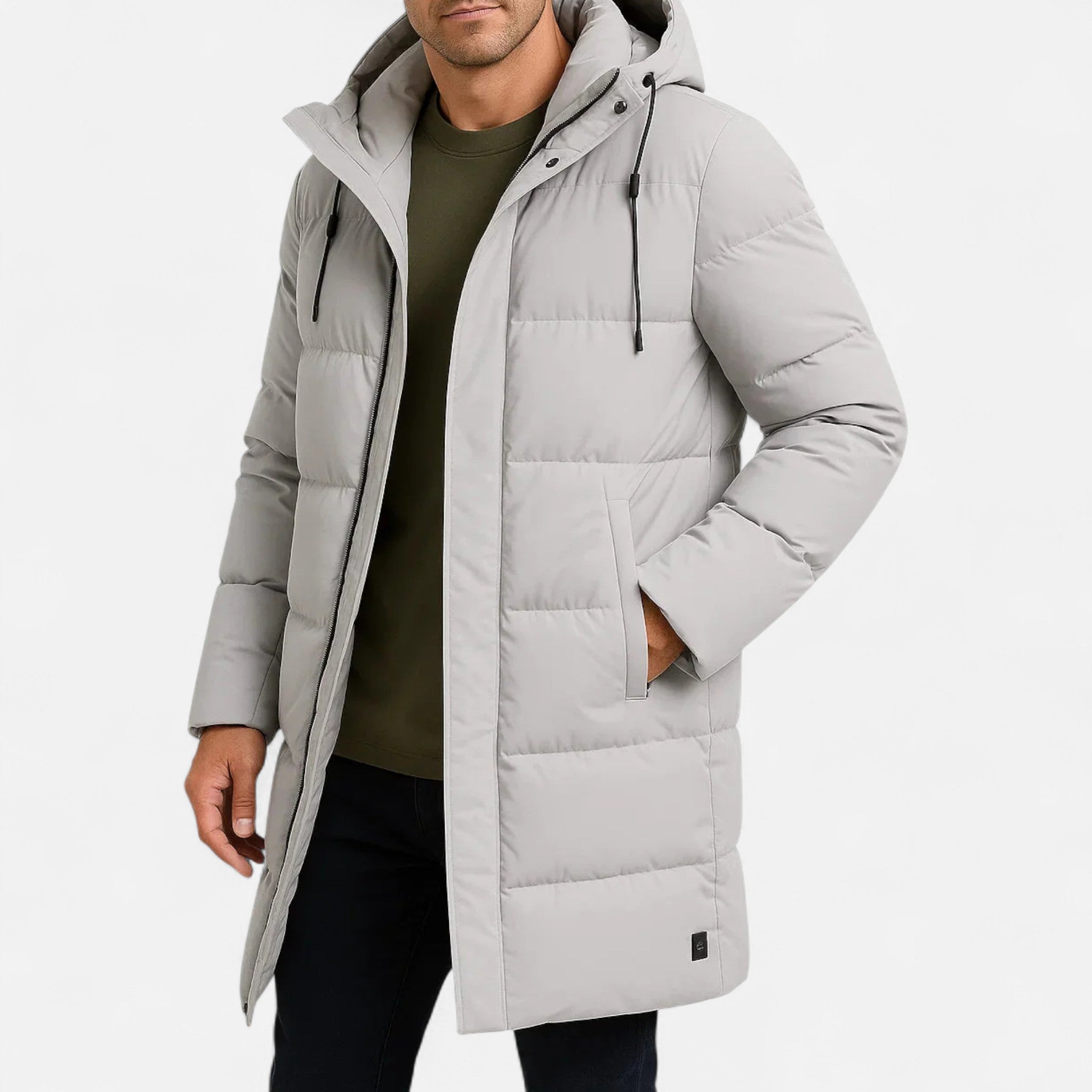 Kasper | Vandtæt Vinterjakke til Mænd med Isoleret Foring