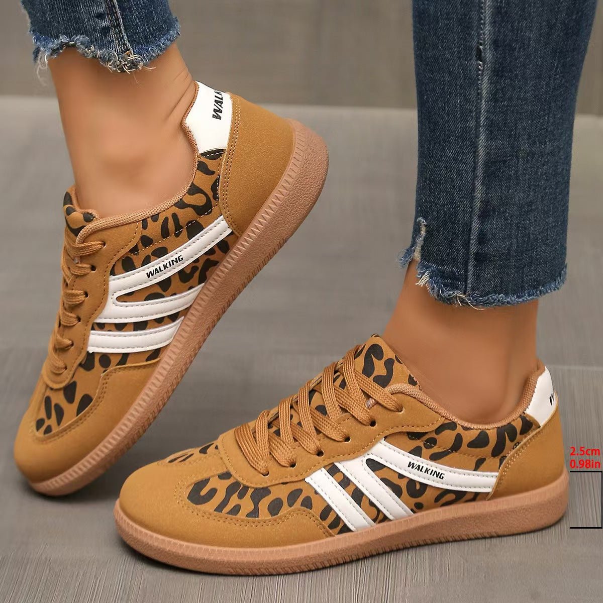 Orthopedic Shoes Women – Wide Fit Suede Comfort Trainers