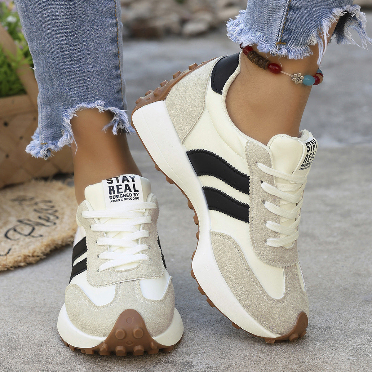 Ortopædiske Sneakers Dame – Bred Pasform, Lette Komfortsko