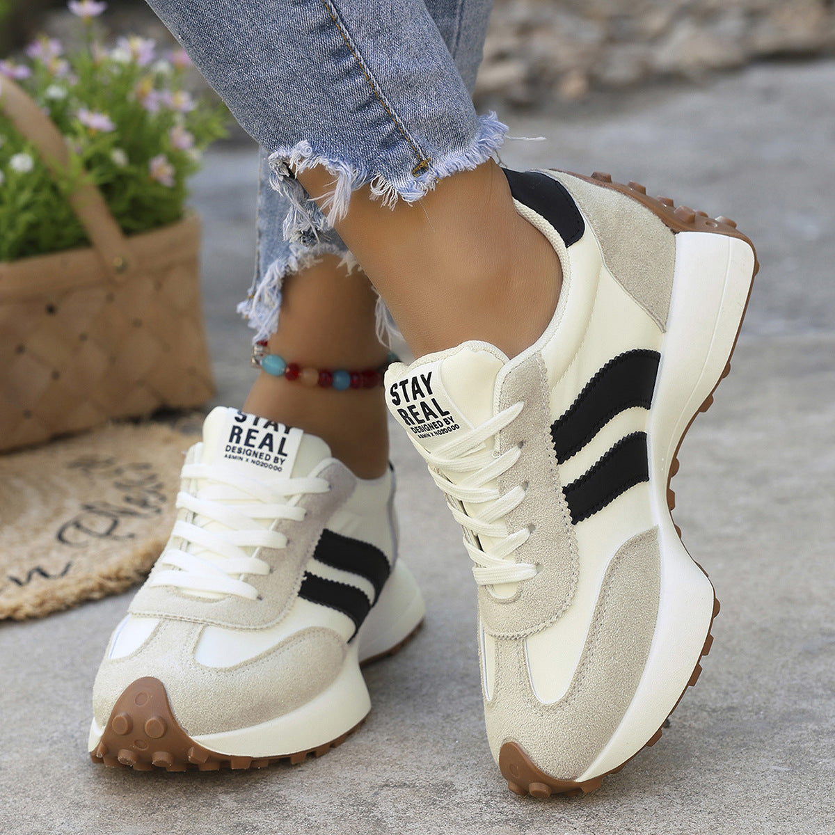 Ortopædiske Sneakers Dame – Bred Pasform, Lette Komfortsko