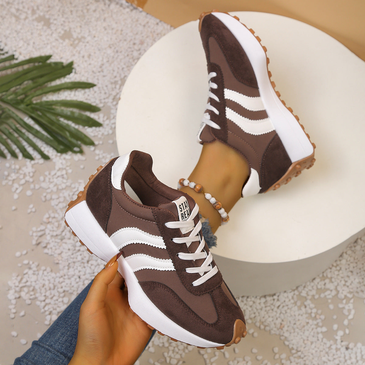 Ortopædiske Sneakers Dame – Bred Pasform, Lette Komfortsko