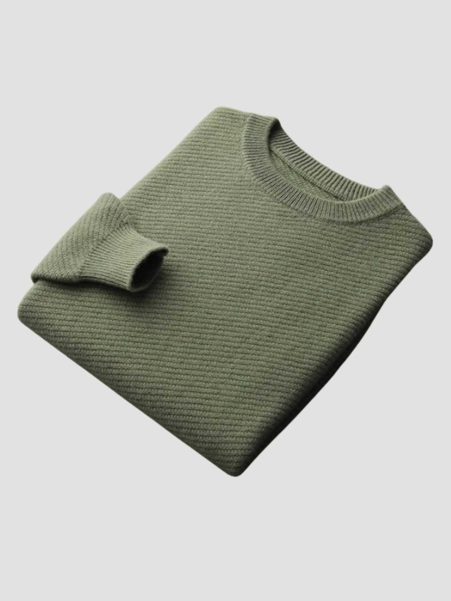 Martin | Klassisk Striktrøje med Rund Hals til Mænd