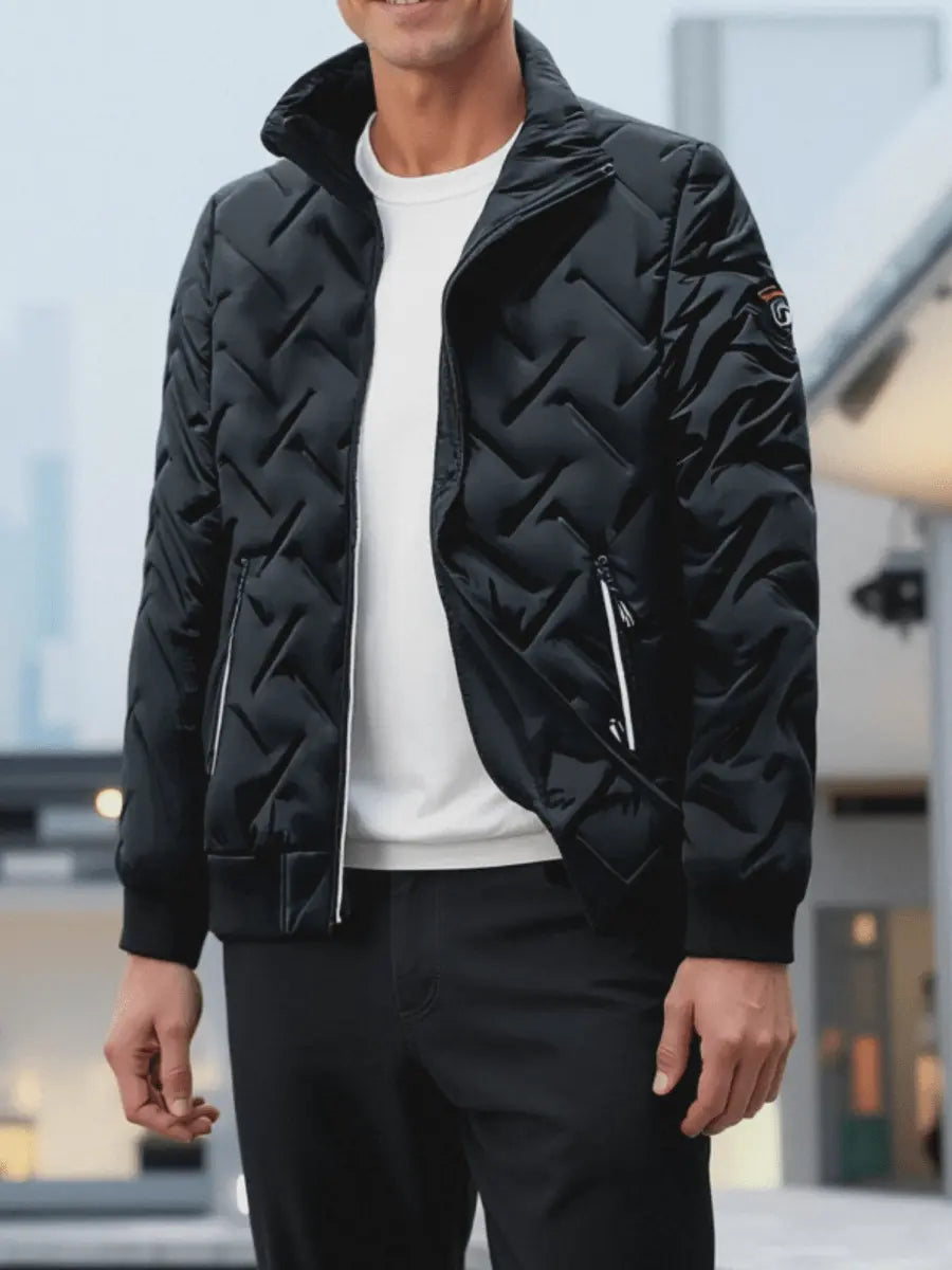 Vinterjakke til mænd med klimabestandigt design