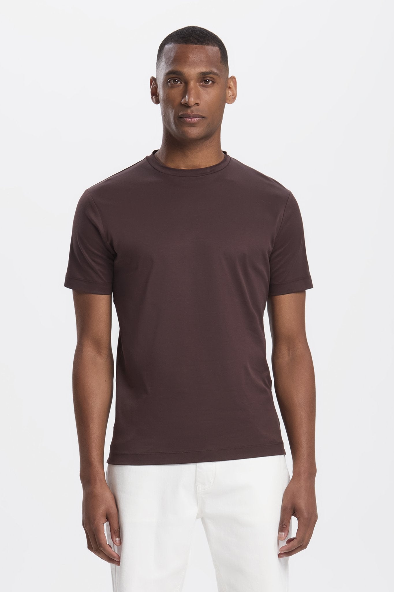 Luxe T-Shirt 2-Pack til Mænd - 100% Merceriseret Supima Bomuld, Slank Pasform 7