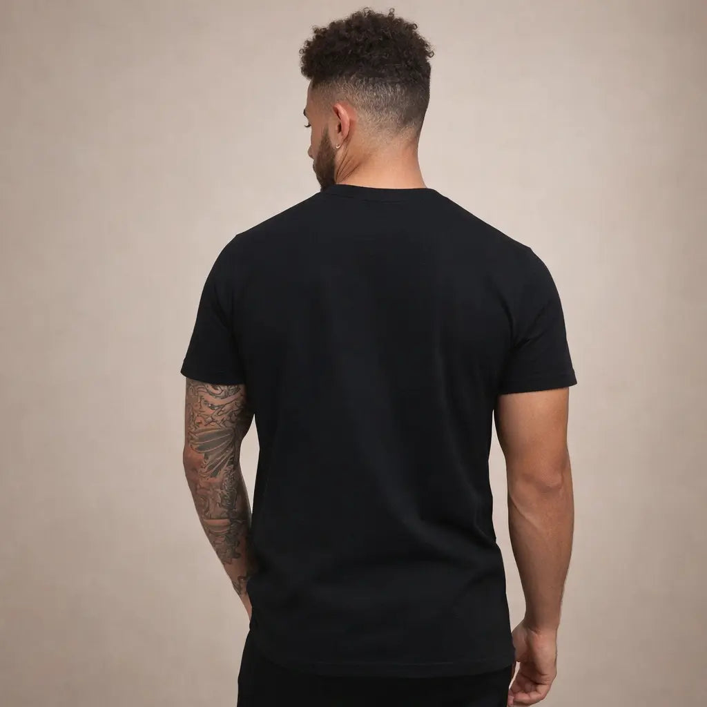 Klassisk T Shirt Til Mænd | Blød Bomuld Med Rund Hals | Alsidig Basisitem Til Hverdag 4