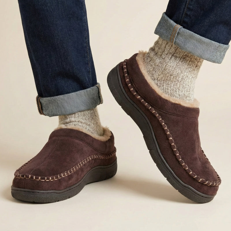 Unisex Orthopedic House Slippers | Warm Fleece with Arch Support | Wide Fit for Ultimate Comfort 4