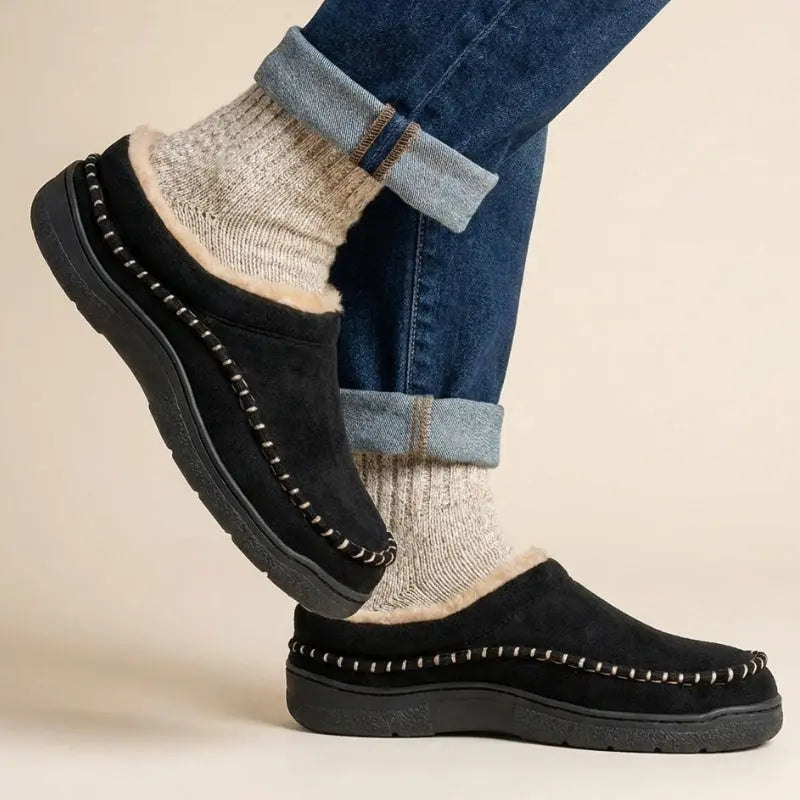 Unisex Orthopedic House Slippers – Warm Fleece | Wide Fit | Supportive Cushioning Panorla