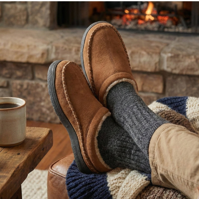 Unisex Orthopedic House Slippers | Warm Fleece with Arch Support | Wide Fit for Ultimate Comfort 6