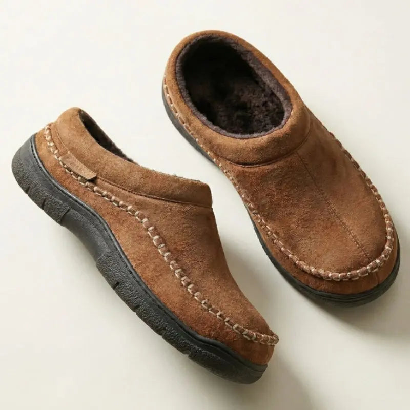 Unisex Orthopedic House Slippers – Warm Fleece | Wide Fit | Supportive Cushioning Panorla