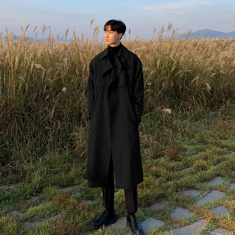 Sebastian | Long Men's Coat with Relaxed Fit