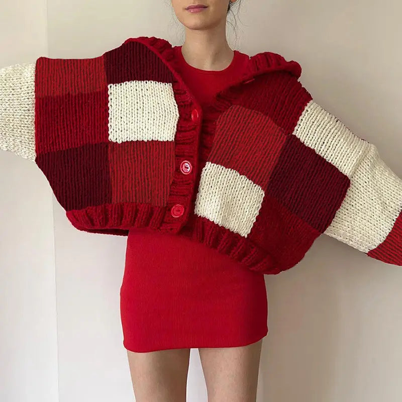 Moderne Hættetrøje Dame med Voluminøse Ærmer & Farveblokdesign | Komfortabel og Stilfuld til Hverdagsbrug 3