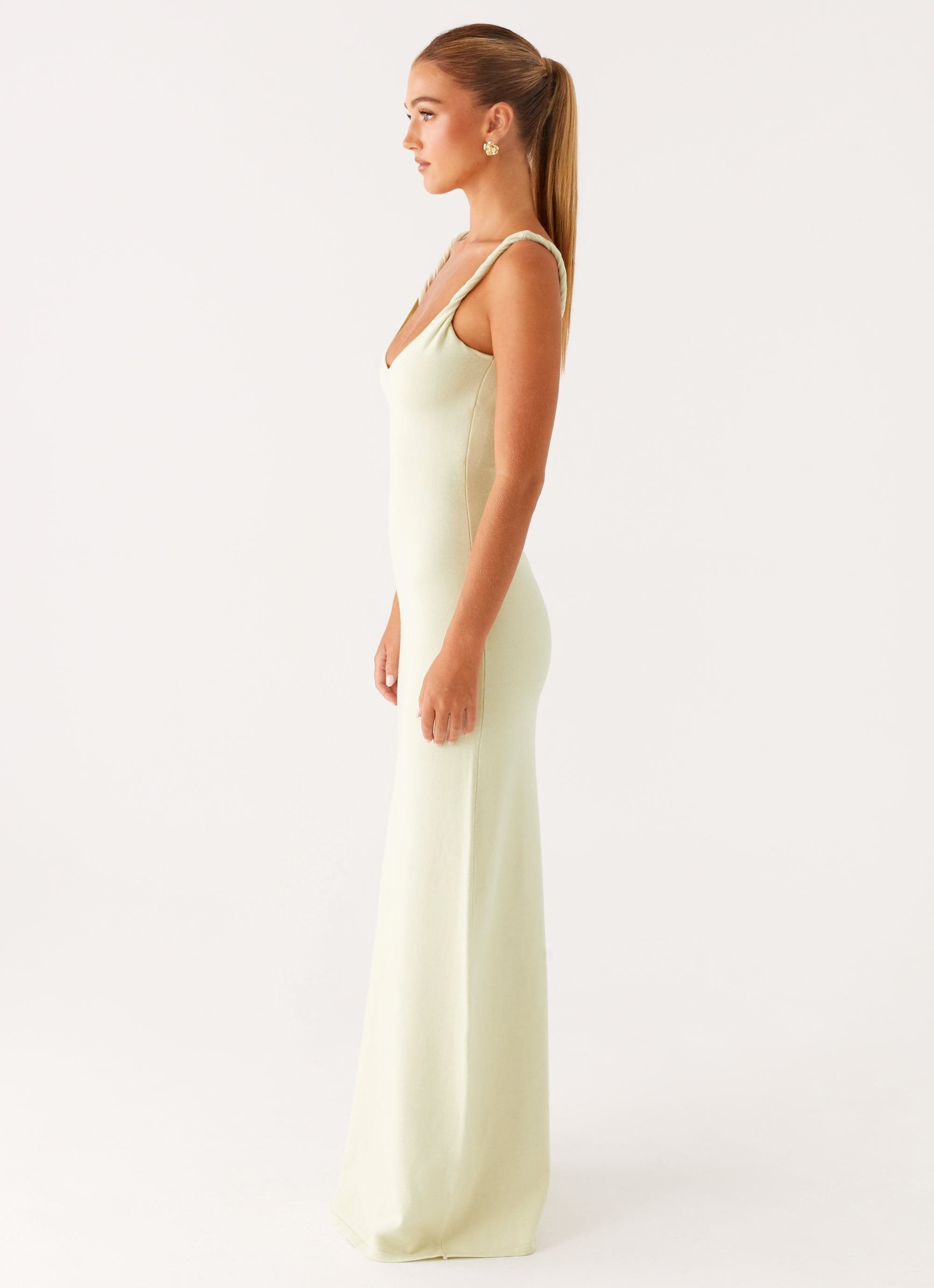 Slip Maxi Dress Women – Twisted Straps Slim Fit