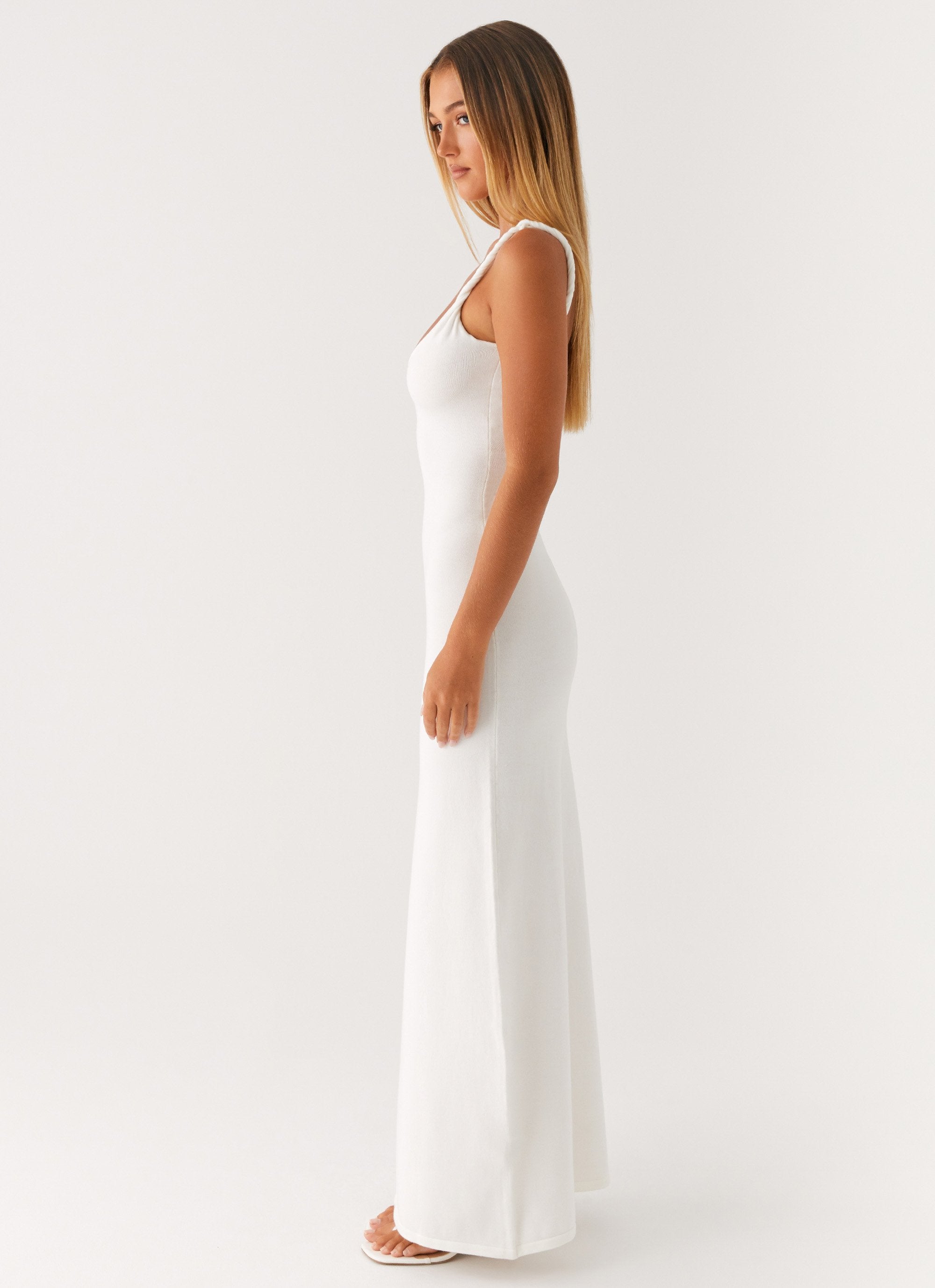 Slip Maxi Dress Women – Twisted Straps Slim Fit
