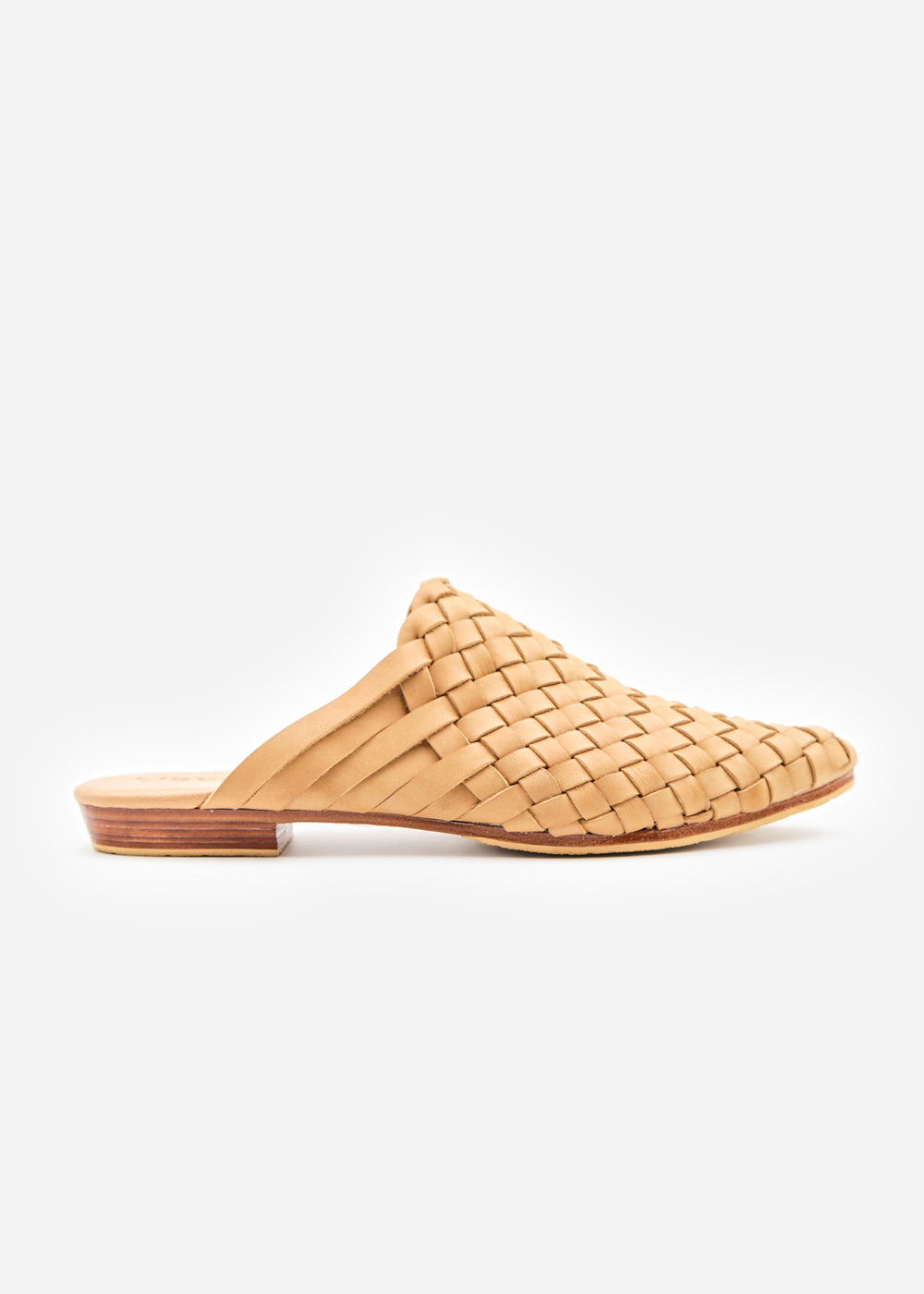 Flettet Mule Dame Læder – Spids Tå Slip-On til Sommer