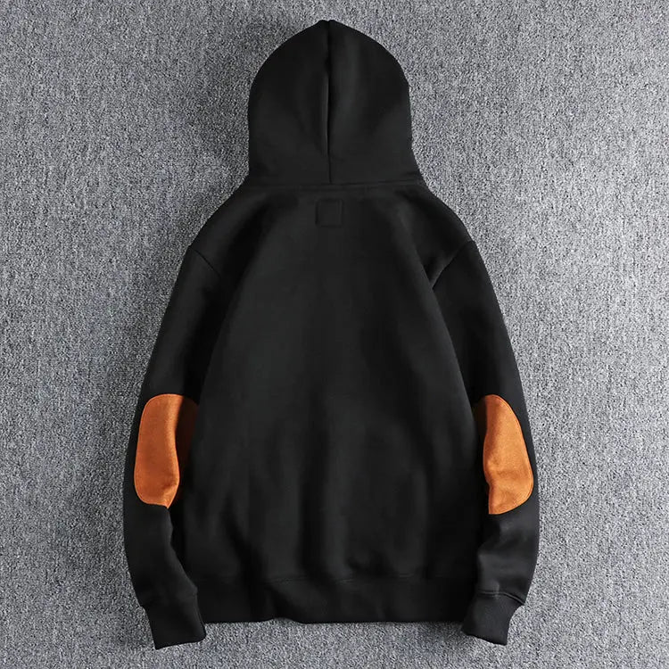 Kasper | Hoodie Mænd Afslappet Pasform Med Hætte & Ribkanter Til Hverdag