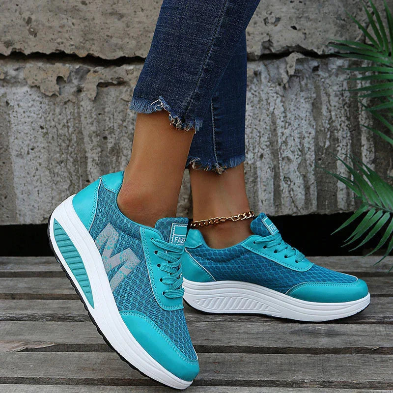 Orthopedic Sneakers Women – Cushioned Platform Walking Shoes