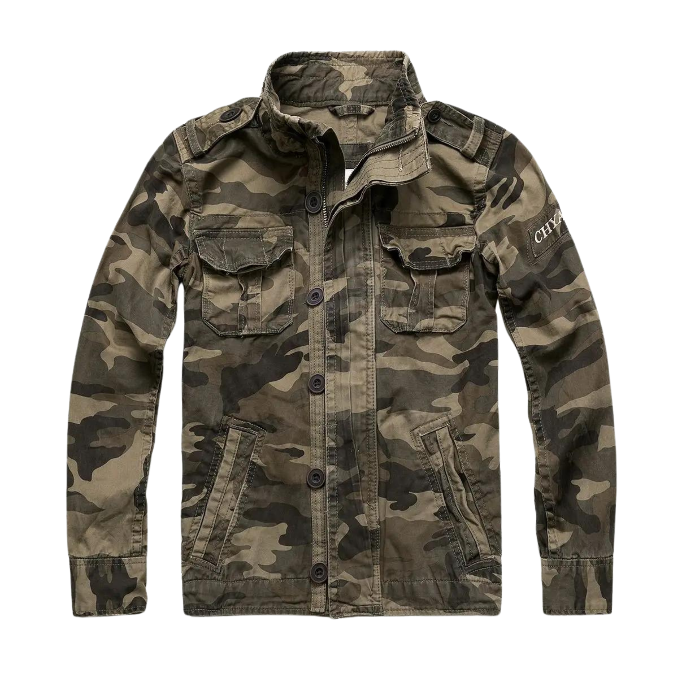 Basil | Retro Denim Jacket for Men with Multiple Pockets