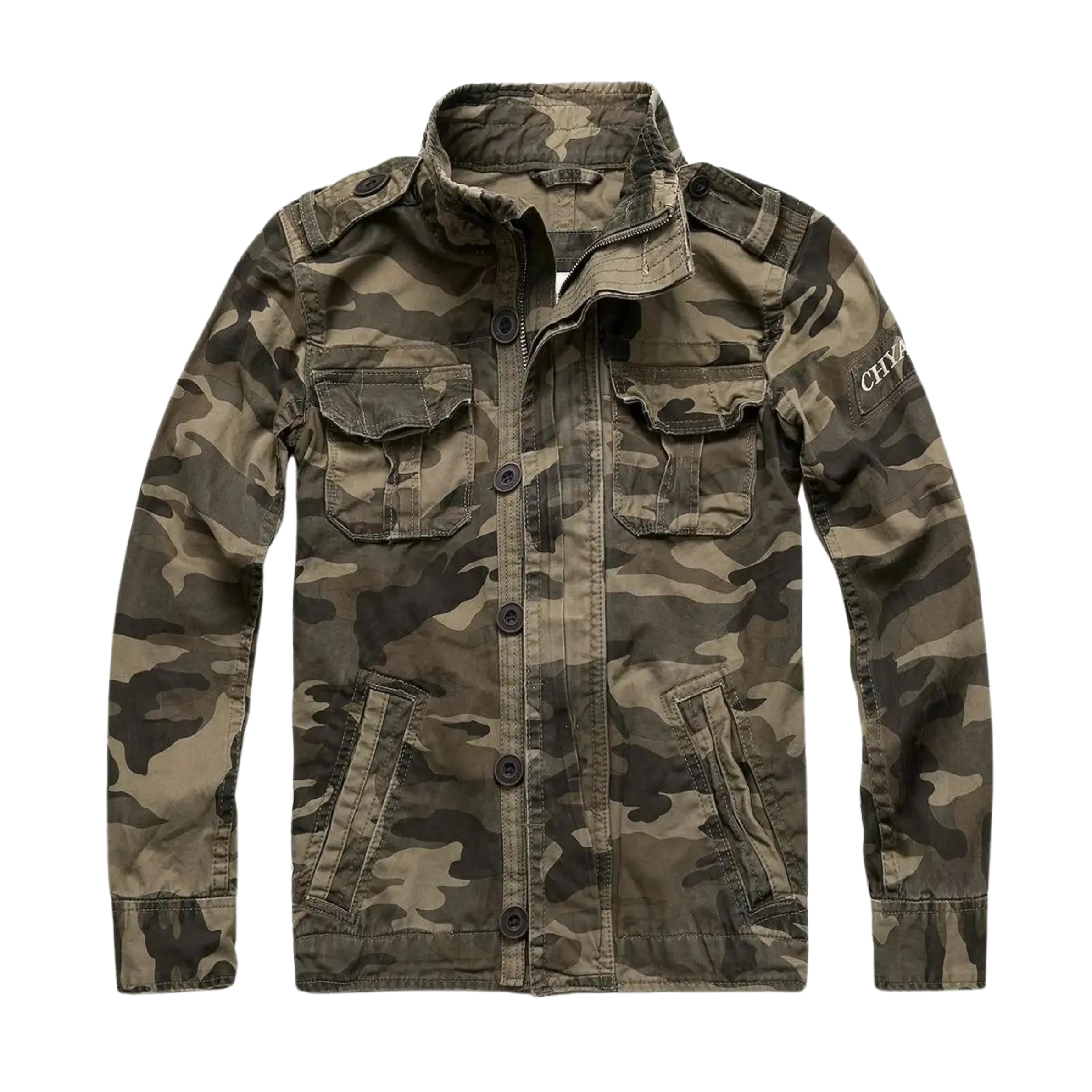 Basil | Retro Jeansjakke til Mænd med Flere Lommer