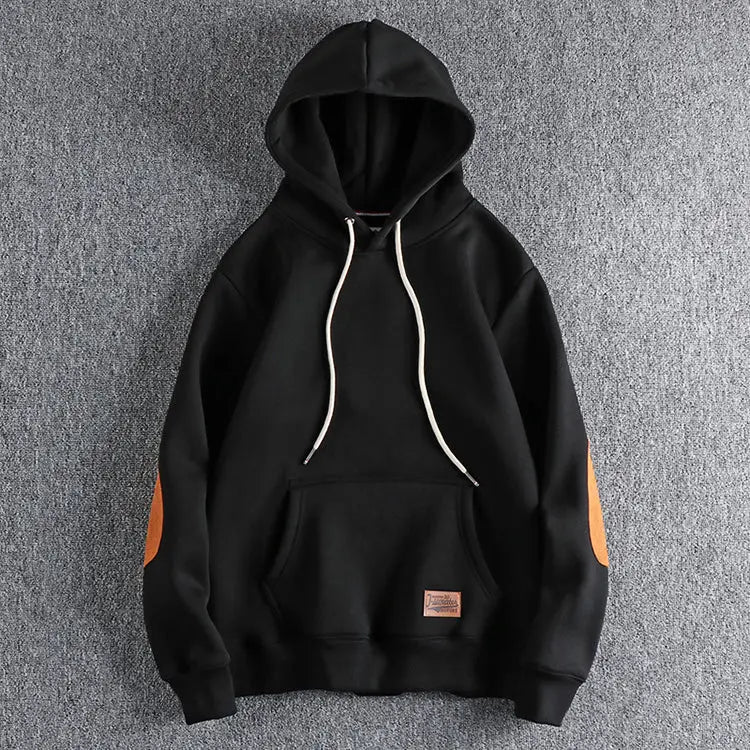 Kasper | Hoodie Mænd Afslappet Pasform Med Hætte & Ribkanter Til Hverdag