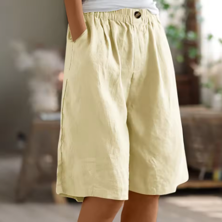 Linen Shorts Women – Breathable Comfort Summer Shorts