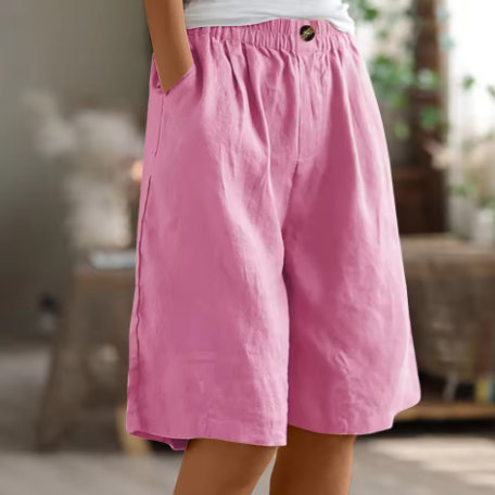 Linen Shorts Women – Breathable Comfort Summer Shorts