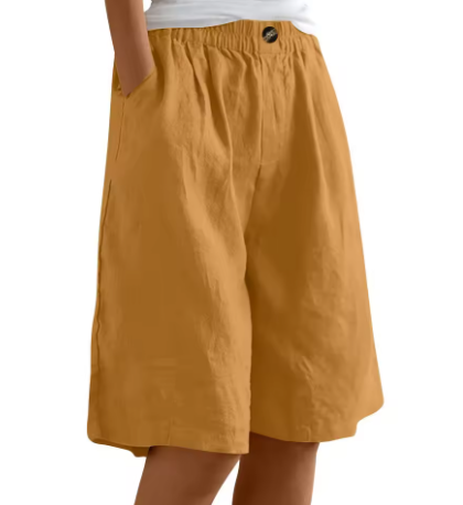 Linen Shorts Women – Breathable Comfort Summer Shorts