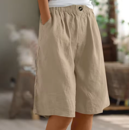Linen Shorts Women – Breathable Comfort Summer Shorts