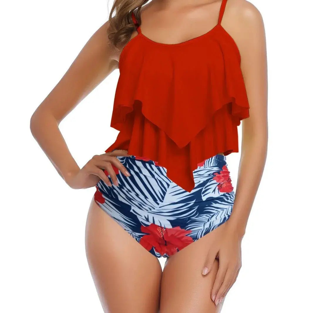 Sporty Chic | Højtaljet Bikini Damer with Backless Design & Adjustable Straps for Flattering Fit 2