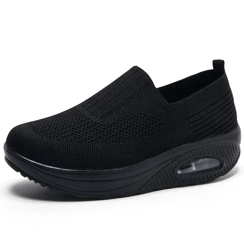 Ortopædiske sneakers dame slip-on mesh luftpude sål sommer hverdag Panorla