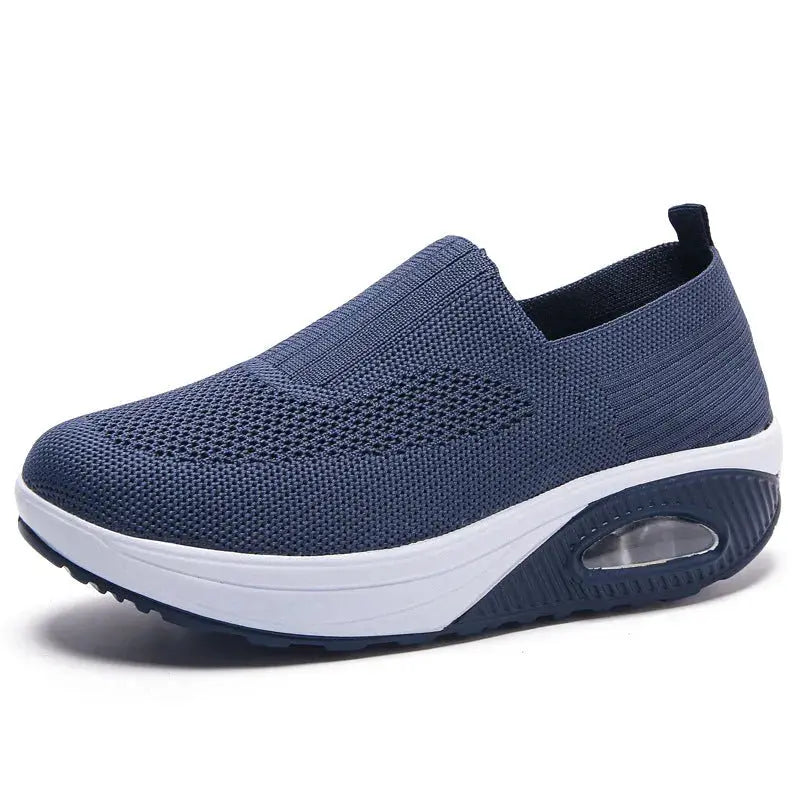 Ortopædiske sneakers dame slip-on mesh luftpude sål sommer hverdag Panorla