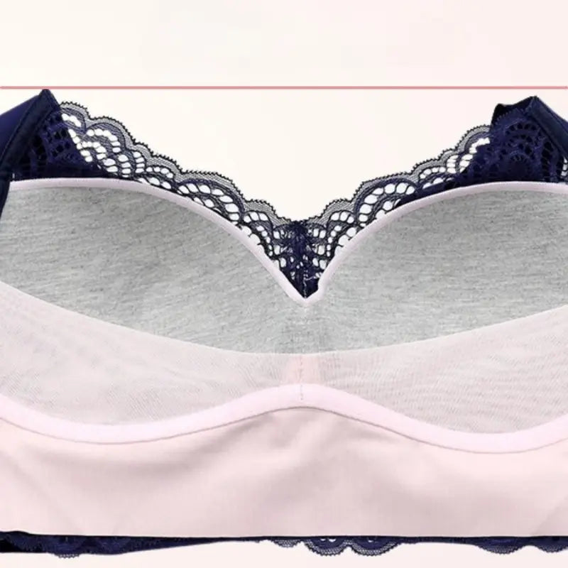 Blonde BH Uden Bøjle | Plus Size Tynd Cup med Elegant Blonde Design | Komfortabel Pasform til Daglig Brug 15