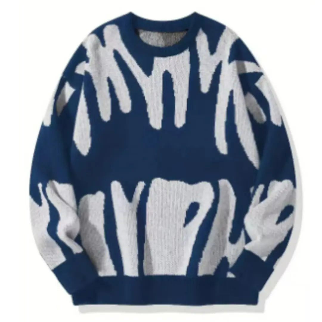 Rasmus | Sweater Herre – Struktureret Strik, Afslappet Pasform & Let Komfort