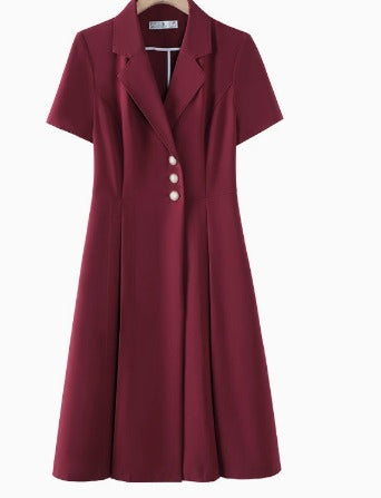 Linen Dress Women – Puff Sleeve Mini with Button Front, Summer Casual