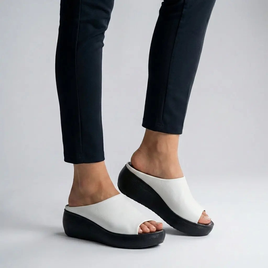 Rosie | Sandaler Dame med Ergonomisk Fodseng og Platformsål | Slip-On Design for Komfort og Stil 2