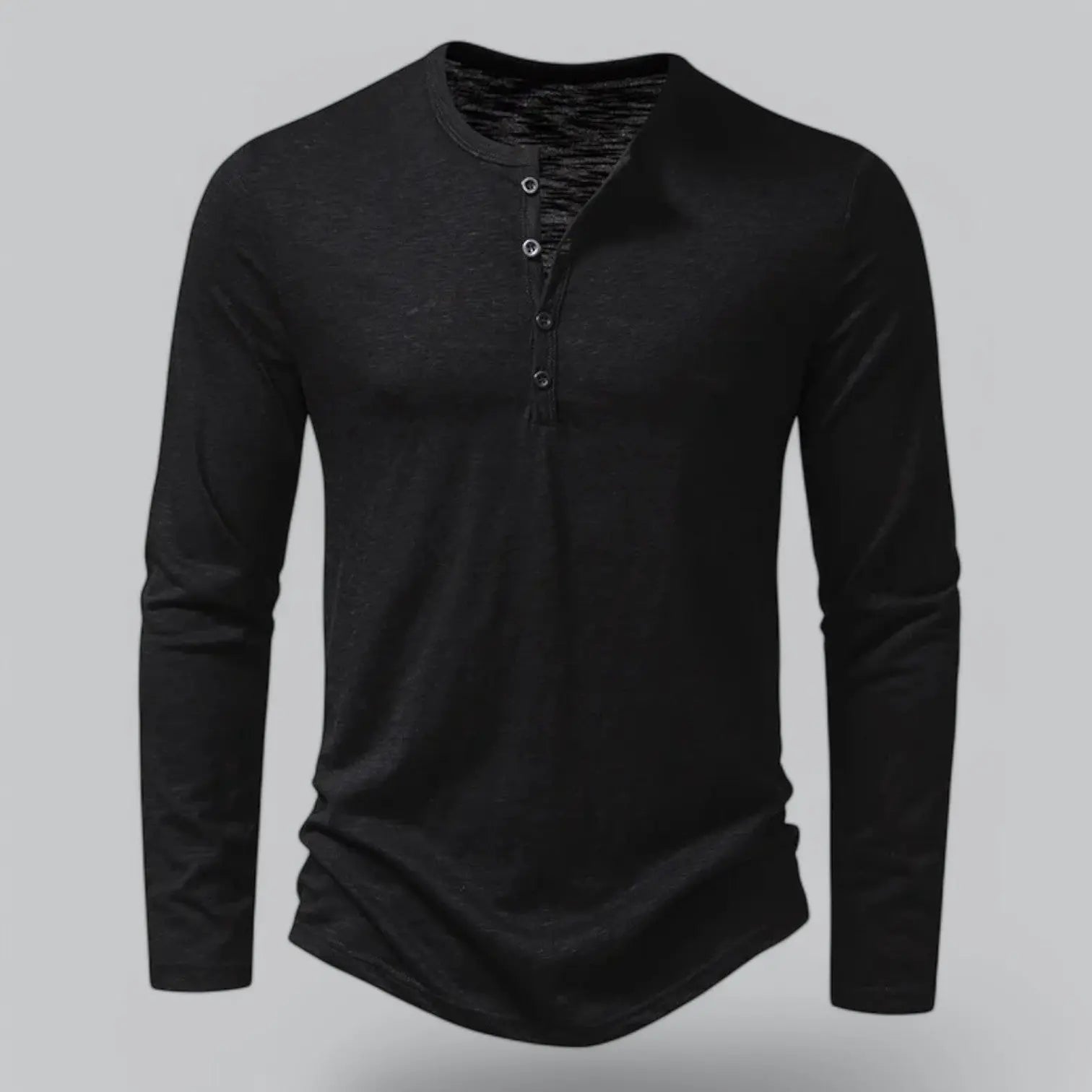 Spraykis | Langærmet Henley T-shirt til Mænd