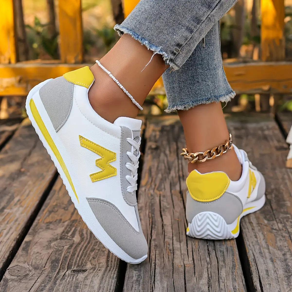 Hanne | Ortopædiske Low-Top Sneakers med Åndbart Mesh | Stødabsorberende Komfort for Aktiv Livsstil 10