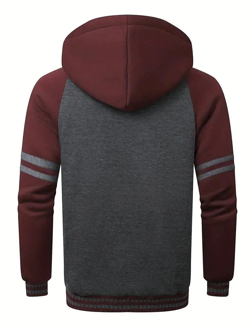 Hættetrøjer Mænd | Hoodie med Funktionel Hætte & Lige Pasform | Komfortabel til Daglig Brug 12