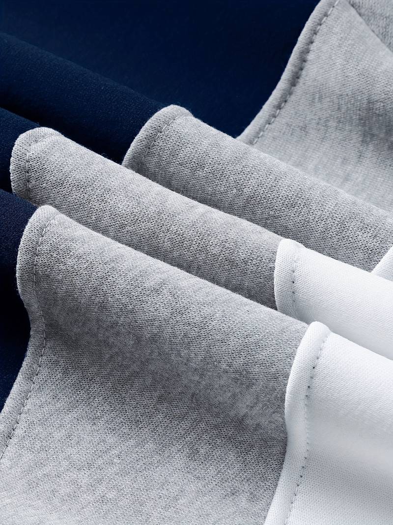 Lars | Hættetrøje Mænd med Colorblock Let & Afslappet til Hverdag