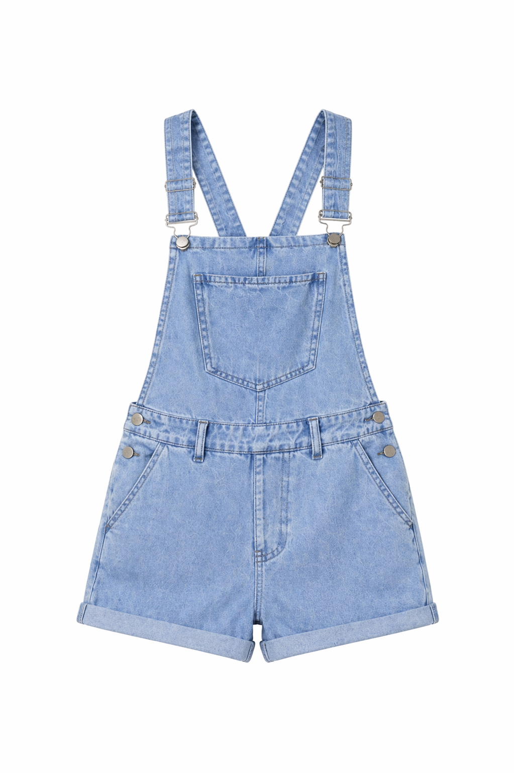 Denim Buksedragt Dame – Selebukser Bib Front Shorts