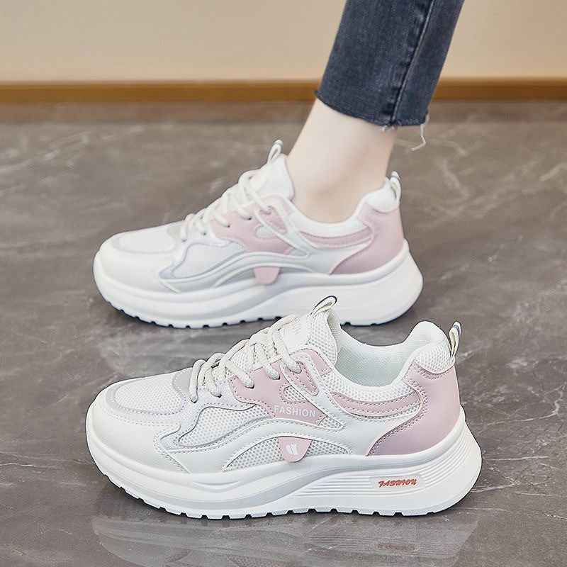 Chunky Mesh Sneakers Dame – Plateau Sneakers til Hverdag