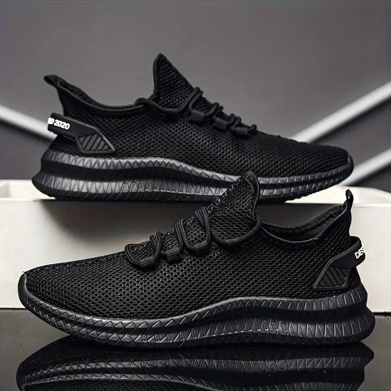 Sneakers til mænd med åndbart mesh i sporty design